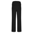 thumbnail image 6 of asjyhkr 2pc Legging for Women Elastic Waist Breathable Tights Wide Leg Hiking Gym Yoga Base Layer Pants, 6 of 7