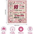 thumbnail image 4 of LHSHID 15 Year Old Girl Gifts for Birthday Blanket 15th Birthday Gifts for Teen Girls Blankets for Daughter Niece Quinceanera Gifts Blanket 15th Birthday Decorations for Girls 30x40in, 4 of 6