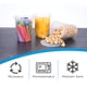 thumbnail image 3 of Contenedores de plástico para almacenamiento de alimentos, EDI, 32 oz, 40 juegos con tapas, 3 of 9