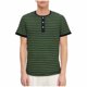 thumbnail image 2 of Tops para hombre, blusas y camisas de manga corta con cuello redondo para hombre, blusas casuales de moda para hombre con cuello redondo, medio botón, manga corta, blusas de poliéster para hombre, 2 of 6