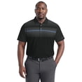 thumbnail image 6 of Ben Hogan Performance Men's & Big Men's Fading Stripe Front Panel Short Sleeve Golf Polo Shirt, up to 5XL, 6 of 8