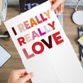 thumbnail image 5 of "I Really, Really Love You" Big Valentine's Day Greeting Cards and Envelopes – 8.5" x 11" Extra Large Jumbo Valentines Card, Huge Oversized Cards for Husband, Wife, Boyfriend, Girlfriend – 2 per Pack, 5 of 7