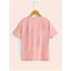 thumbnail image 2 of Adorable camiseta de verano con estampado de gato para niñas - Manga corta informal, cuello redondo, tela suave 100 % algodón, diseño de gato de dibujos animados con corazones, perfecta para niñas de, 2 of 6