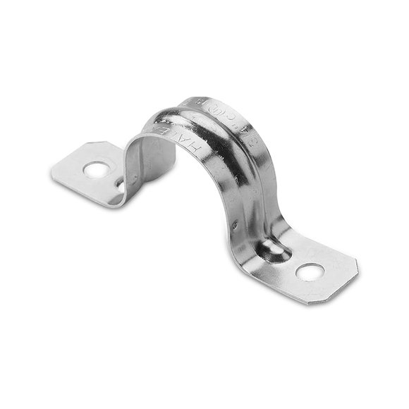 Abrazadera para tubería OHLECTRIC de acero galvanizado 6,35 cm