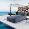 thumbnail image 5 of Outdoor Couch Sofa Comfy Patio Furniture Dense Foam Pool Loungers Lazy Sofa for Outside, Modern ANNY-H Lounge Chair, Water-Resistant Sun Lounger, (Denim Blue, 70'' Length), 5 of 7