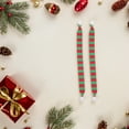thumbnail image 4 of WEUVEB Christmas Wine Bottle Decorations with Fabric Scarves, Set of 24 Holiday Festive Decor Pieces for Home and Party, 4 of 7