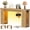 Nature, variant on iSunirm 47'' Console Table with Charging Station, Narrow Entryway Table with LED Light, Thickened End Table for Entrance, Living Room, Bedroom, Distressed Brown