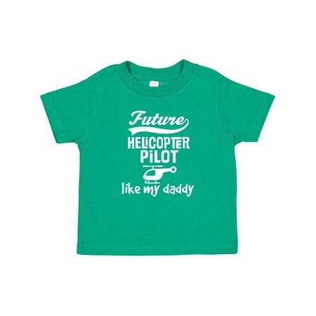 

Inktastic Future Helicopter Pilot Like Daddy Gift Baby Boy T-Shirt