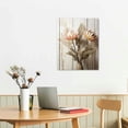 thumbnail image 3 of COMIO Floral Canvas Wall Art Print Flower Bloom Picture Graphic Artwork Painting for Washrooms, 3 of 5
