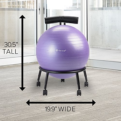 Gaiam custom fit hotsell balance ball chair