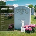 thumbnail image 7 of Headstone Cleaner for Graves & Memorials, Granite Cleaner. Removes Dirt & Plant Growth. Natural Luster to Restore & Guard Granite, Stone,Tile, Travertine, Concrete,Limestone,Slate,Marble 10.14 fl oz, 7 of 7