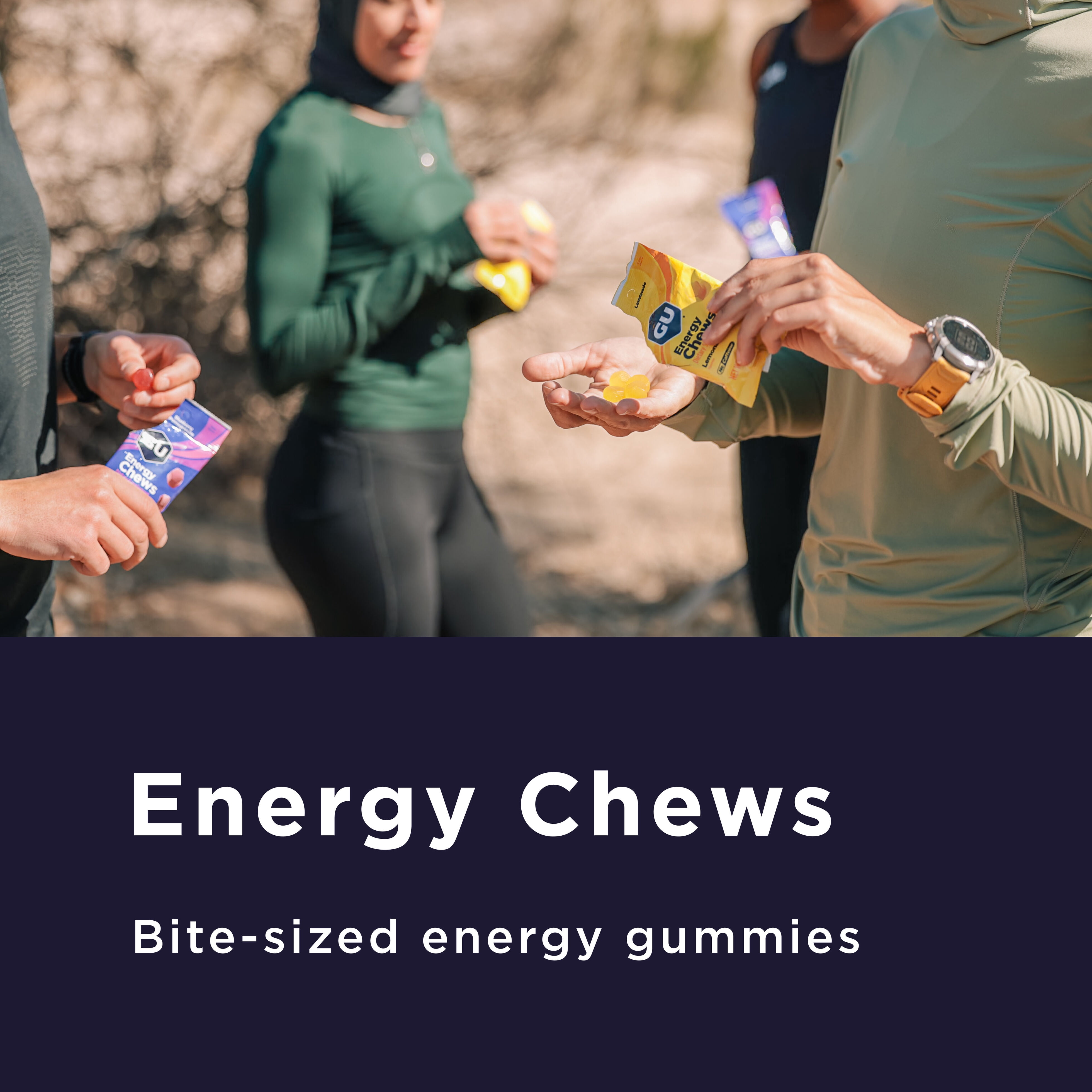 GU Energy Chews, Assorted Flavor - 12 Bags (24 Servings Total)
