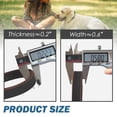 thumbnail image 4 of QianRuiDa 2.5ft Genuine Leather Dog Leash - Features a Solid Brass Carabiner, Durable and Comfortable, Ideal for Training, Walking, and Ensuring the Safety, 4 of 7