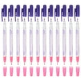 thumbnail image 1 of Unique Bargains Double Ended Disappearing Ink Fabric Marker Pen, Purple Pink 12 Pack, 1 of 6