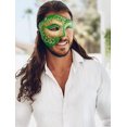 thumbnail image 2 of Luxury Mask Vintage Phantom of the Opera Mask – Venetian Half Face Mask – Costume Party, Masquerade Ball Carnival Mardi Gras, 2 of 2