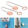 thumbnail image 4 of 2Pcs Metal Hanging Clips, Double Sided Adhesive Wall Stickers, Clip Photos and Notes, Strong Grip, Durable, Easy to Use, 4 of 8