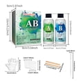 thumbnail image 3 of Dowmoo Handmade Crystal Epoxy Ab Glue Diy Kit - Highly Transparent, Crystal Clear, Yellowing Resistant, Two-Part Epoxy Ab Glue - Craft Enthusiasts, Art Makers,, 3 of 8