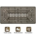 thumbnail image 4 of Magic Union 9 Pieces Outdoor Dining Set, Cast Aluminum Retro Patio Dining Set Includes 87" Rectangular Dining Table with Umbrella Hole and 8 Gird Swivel Chairs with Khaki Cushions for Garden Yard, 4 of 9