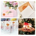 thumbnail image 5 of Unique Bargains 6 Pcs Mall Large Round Dots Gift stickers  Orange, 5 of 5
