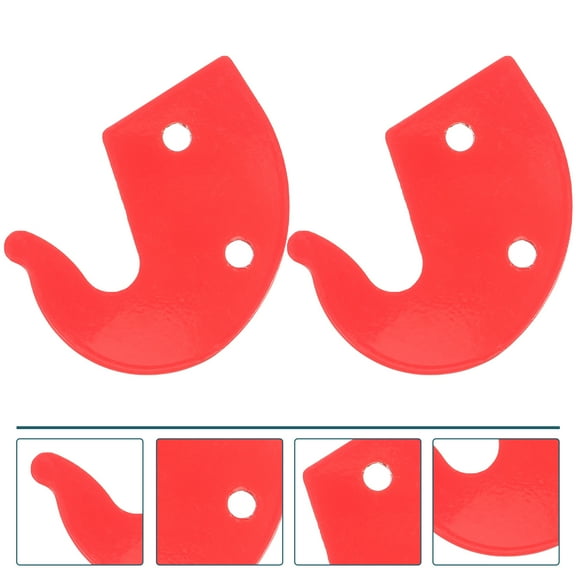 NIAIZEK 2Pcs Ladder Hooks for Wall and Roof Heavy Duty Aluminum Extension Ladder Accessories