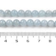 thumbnail image 2 of Natural Aquamarine Beads Strands Grade A Round 6mm Hole: 1mm 67pcs/strand 15.7 inch(40cm), 2 of 5