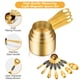 thumbnail image 5 of Juego de Tazas Medidoras GuDoQi 12 Piezas en Acero Inoxidable Dorado, 5 of 7