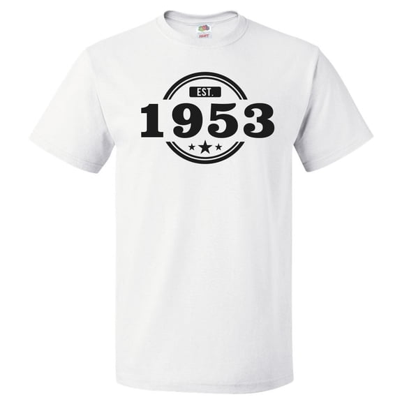 73rd Birthday Gift For 73 Year Old Established 1953 T Shirt