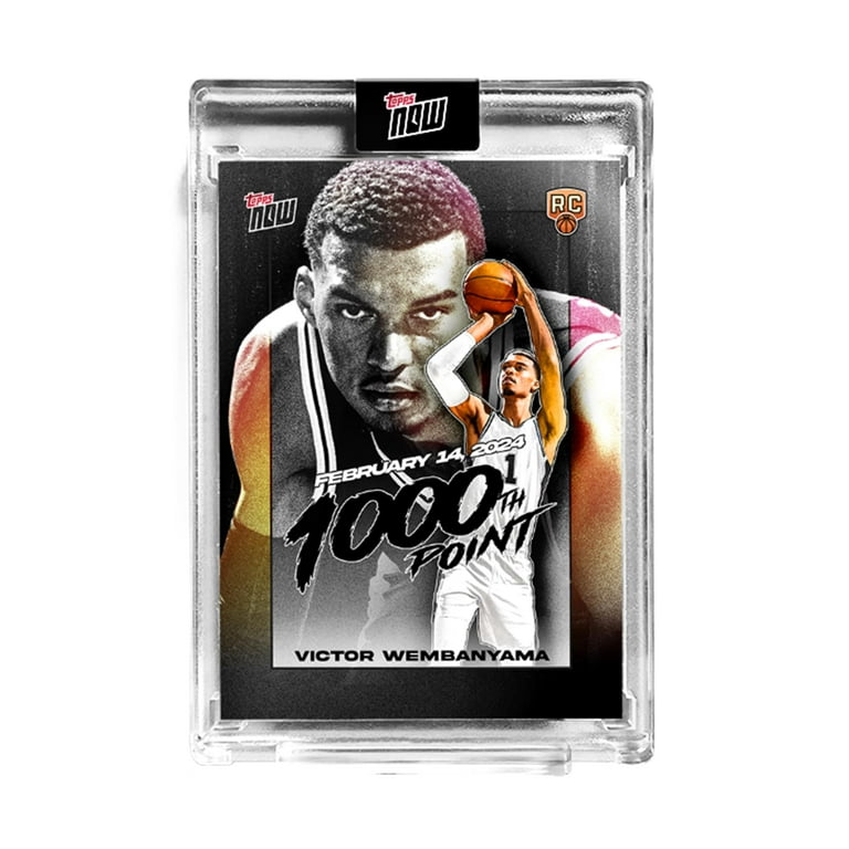 NBA 2023-24 Topps NOW Basketball Card | VW-1 Victor Wembanyama