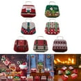 thumbnail image 2 of Set of 5 Christmas Candy Tins with Handle Handheld Party Favor Storage Boxes, 2 of 21