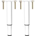 thumbnail image 5 of SHSLING 2 Pcs Legs For Slatted Bed Base, Heavy Duty Adjustable Footboard 18-34cm (white), 5 of 5
