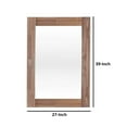 thumbnail image 5 of Mirror With Round Drawer Pulls, Brown - Saltoro Sherpi, 5 of 5