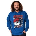 thumbnail image 5 of The Smurfs Cool Kanji Big Poppa Hoodie Hooded Sweatshirt Men Brisco Brands M, 5 of 6