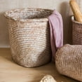 thumbnail image 6 of Round Straw Basket, 6 of 9