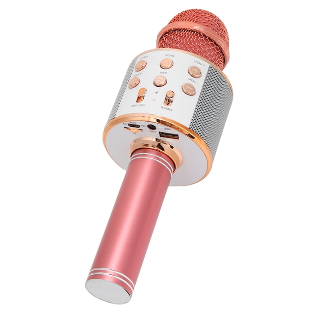 Altavoz de Micrófono de Karaoke, Enchufe de Reproducción y Reproducciónico de Reducción de Ruido de Micrófono inalámbrico para ktv para el HOGAR