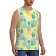 thumbnail image 2 of Daiia Pineapples1 Printed Men's Tank Tops,Casual Soft Sleeveless Gym Muscle Shirts Bodybuilding Tee-X-Large, 2 of 8