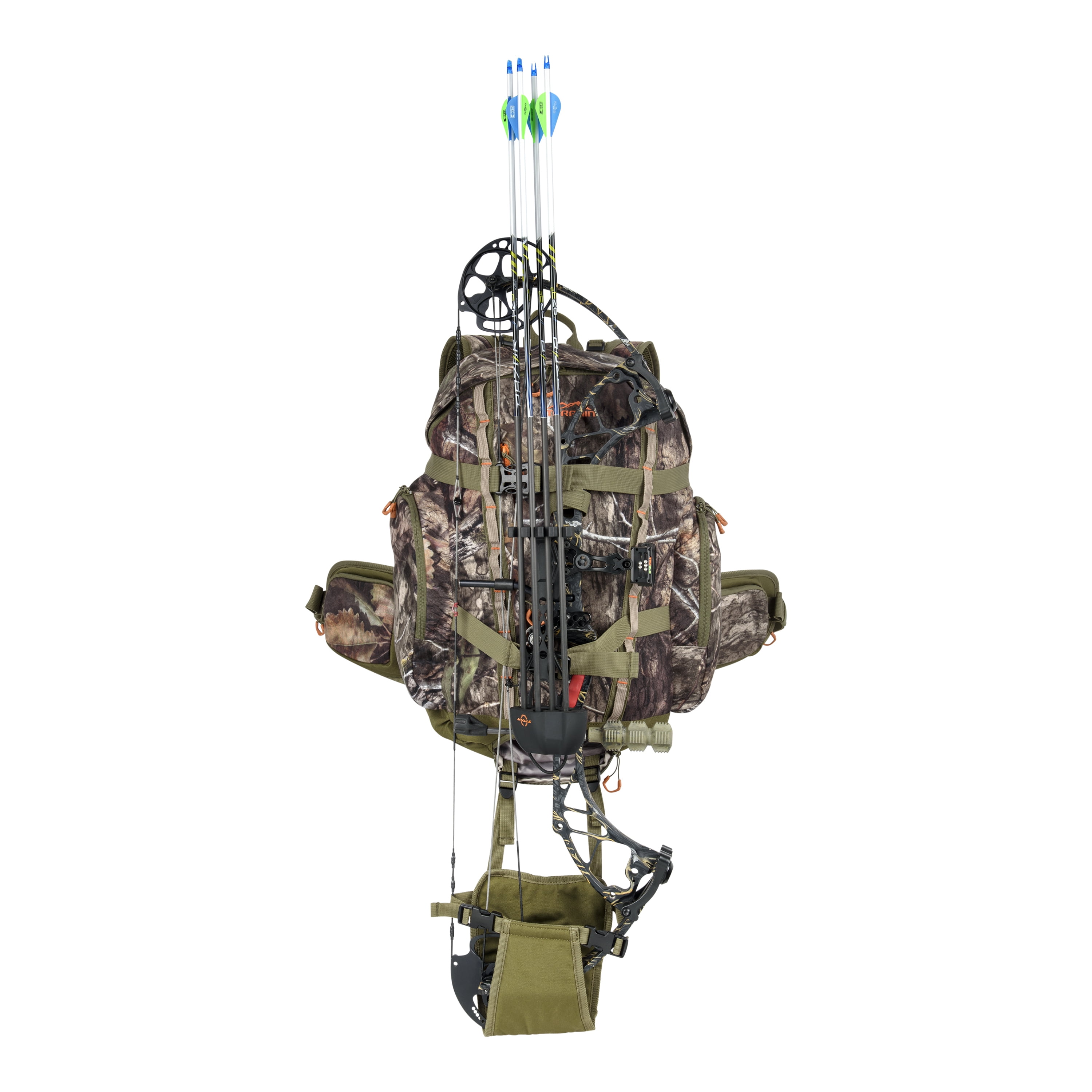 Terrain Knoll Day Pack by Allen in Olive and Mossy Oak Break-Up Country, L, Adjustable & Breathable