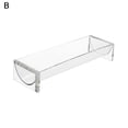 thumbnail image 4 of Sylvtty Clear Acrylic Cookie Tray Modern Design BAP-Free Round Rectangular Appetizer Serving Tray for Bread Fruits, 4 of 6