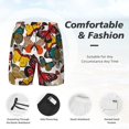 thumbnail image 4 of Kdxio Retro Floral Butterfly Print Men'S Swim Trunks With Compression Liner 7 Inch Inseam Quick Dry Swim Shorts, 4 of 7