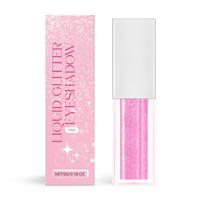 Xihbxyly oferta del dia Sombra de ojos líquida purpurina, maquillaje de ojos colorido, sombra de ojos brillante de larga duración y multiusos, 5 g