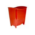 thumbnail image 1 of Wallmates 8523-RED Push N Stay Conteneur de Stockage Carré d'Aspiration&44; Rouge, 1 of 1
