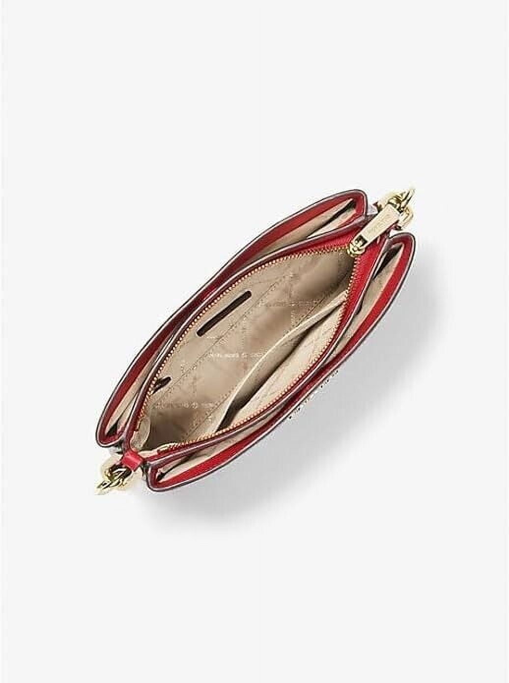 Michael Kors Womens Trisha Medium Pebbled Leather Crossbody Bag