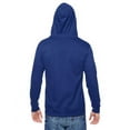 thumbnail image 2 of Fruit of the Loom - Sofspun Full-Zip Hooded Long Sleeve T-Shirt - SF60R, 2X, Admiral Blue, 2 of 2