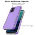 thumbnail image 6 of For Motorola Moto G 5G /G Play 5G 2024 Case, 2 in 1 Phone Case for Moto G 5G /G Play 5G 2024,Takfox Shockproof Protection Heavy Duty Armor Hard Plastic & Rubber Rugged Full Body Bumper Cover-Purple, 6 of 14