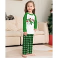 thumbnail image 3 of Green Dinosaur Print Family Christmas Pajamas Set Mom Dad Kids 2 Pieces Suit Baby Dog Cute Romper Xmas Family Look Clothing Sets, 3 of 3