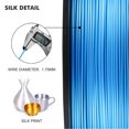 thumbnail image 2 of SUNLU Silk PLA+ 3D Printer Filament,1.75mm,Dimensional Accuracy +/- 0.02 mm,1kg(2.2LBS)/ Spool,Blue, 2 of 6