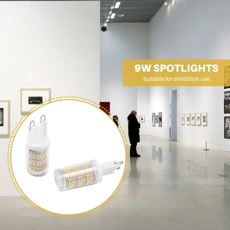 

G9 LED Bulbs 3W Halogen Bulbs G9 Socket Engergy Saving Led Lamp Natural White 360LM AC 220-240V 10 Pack