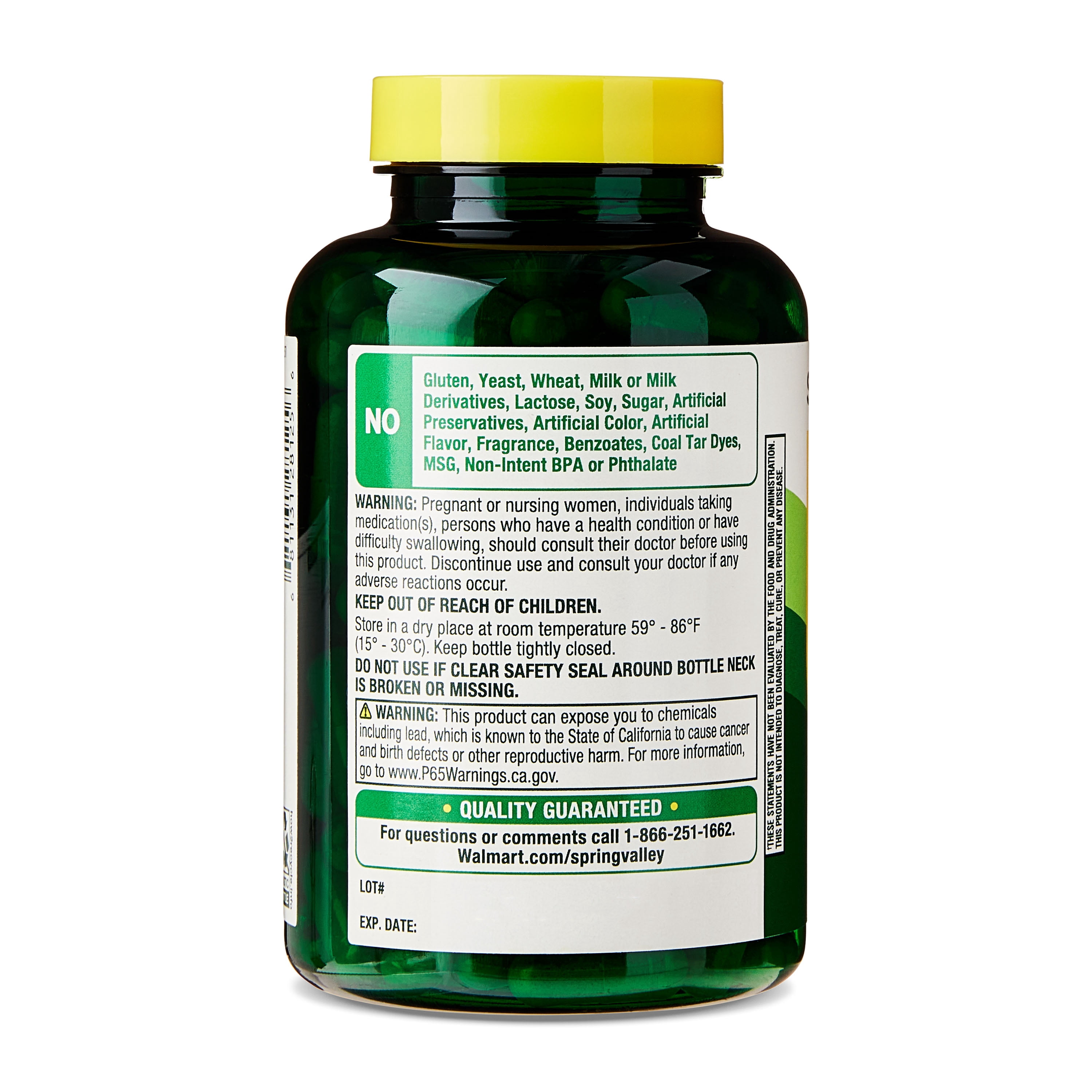 Spring Valley Ceylon Cinnamon Dietary Supplement Vegetarian Capsules for Metabolism Support, 1,200 mg, 120 Count