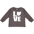 thumbnail image 3 of Inktastic Ohio Love Boys or Girls Long Sleeve Toddler T-Shirt, 3 of 5