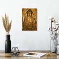 thumbnail image 2 of Elephant Stock Buddha Mural Wall Art - Vertical Canvas Wall Art - Living Room Wall Decor - Religion And Spirituality Canvas - Brown And Gold Decor - 8" x 12", 2 of 8