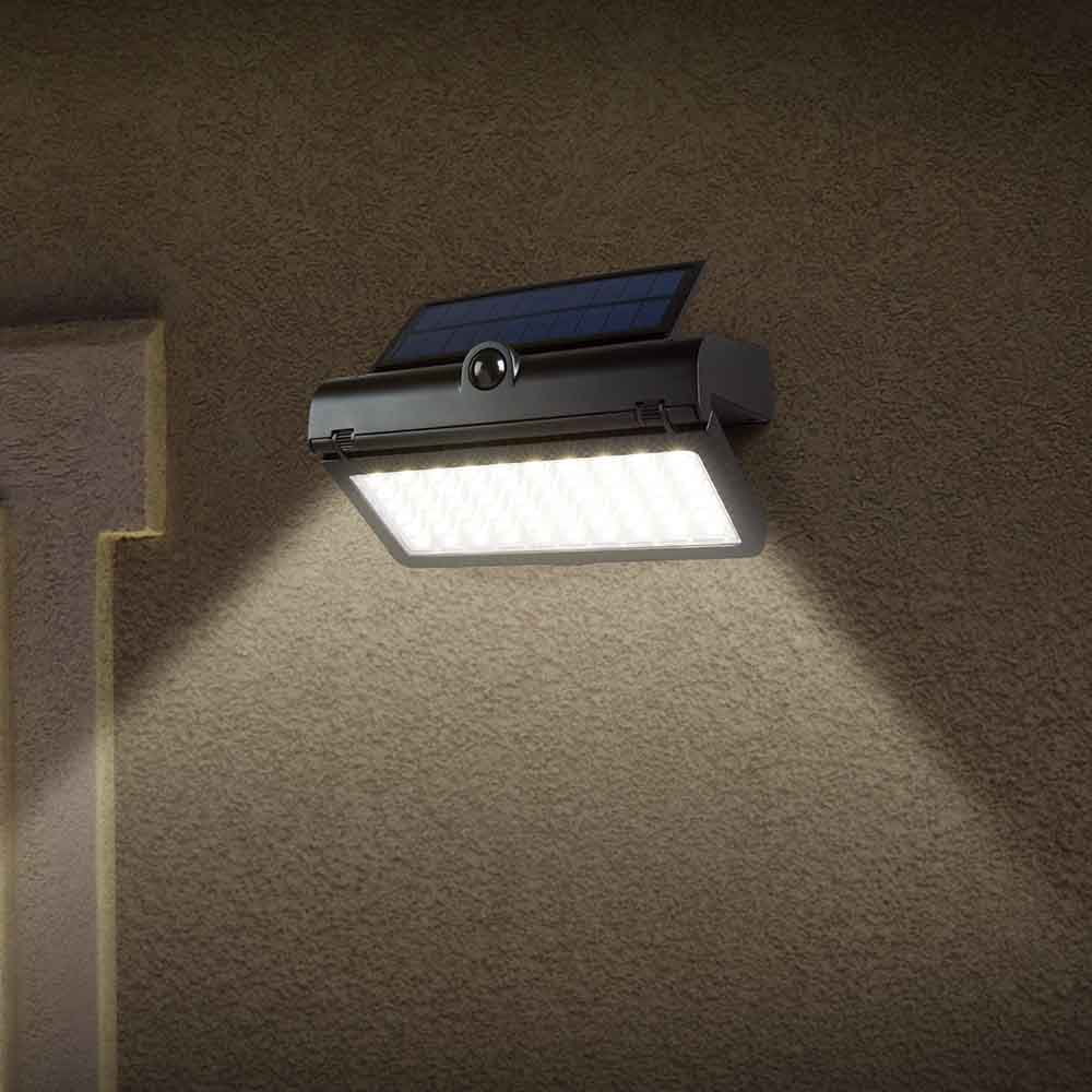 Hyper Tough Flood and Security Lights 1500 Lumen LED Motion Activated Solar Path Light
